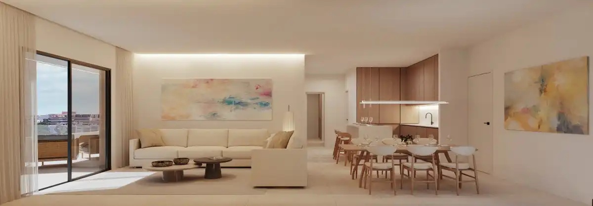 Sala de estar de Planta baja en venta en Marbella con Aire acondicionado, Terraza y Trastero