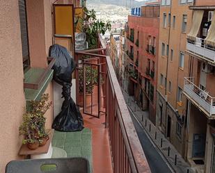 Balcony of Flat for sale in  Barcelona Capital  with Heating, Parquet flooring and Terrace