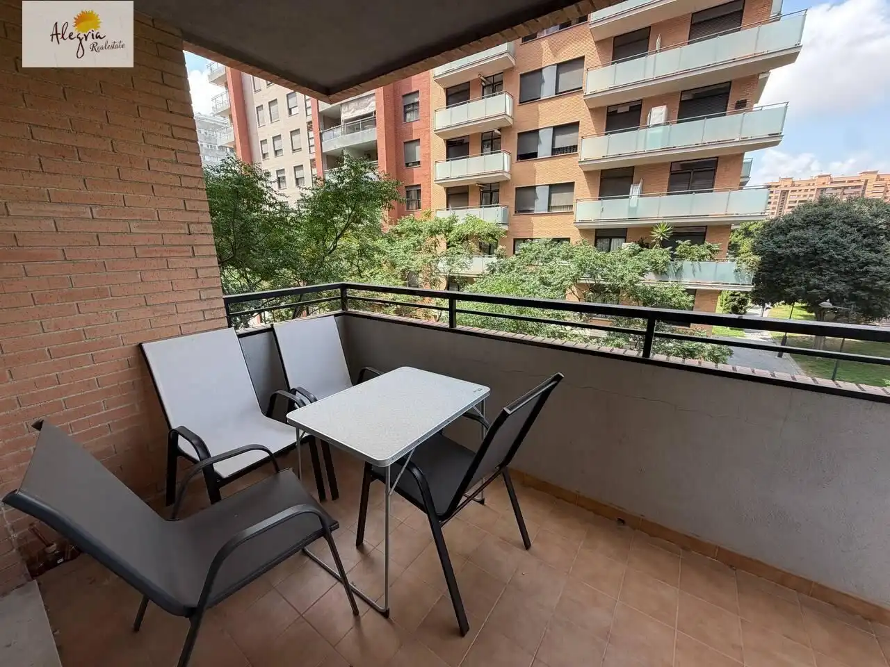 Terrassa de Apartament de lloguer en Valencia amb Aire condicionat, Calefacció i Jardí privat