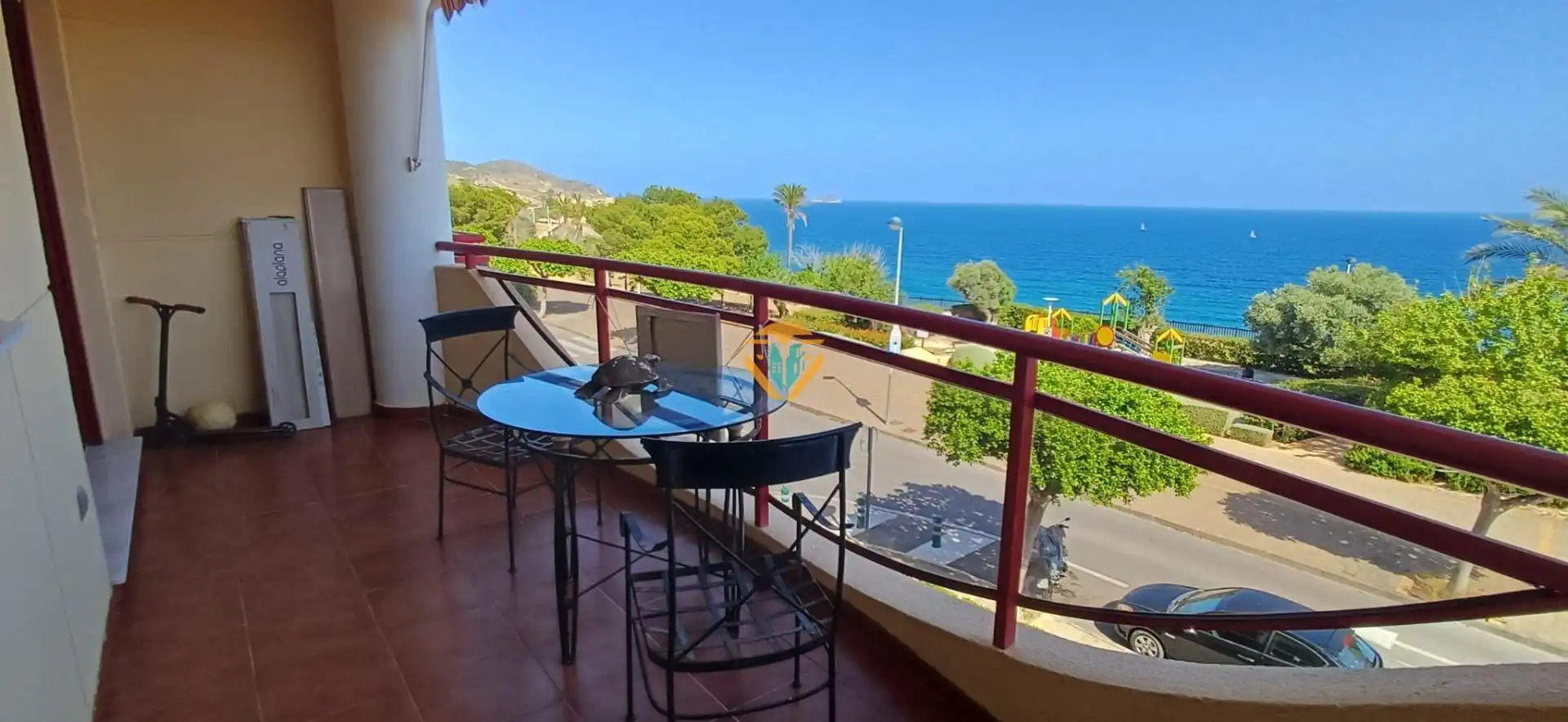 Terraza de Apartamento en venta en Villajoyosa / La Vila Joiosa con Aire acondicionado, Calefacción y Jardín privado
