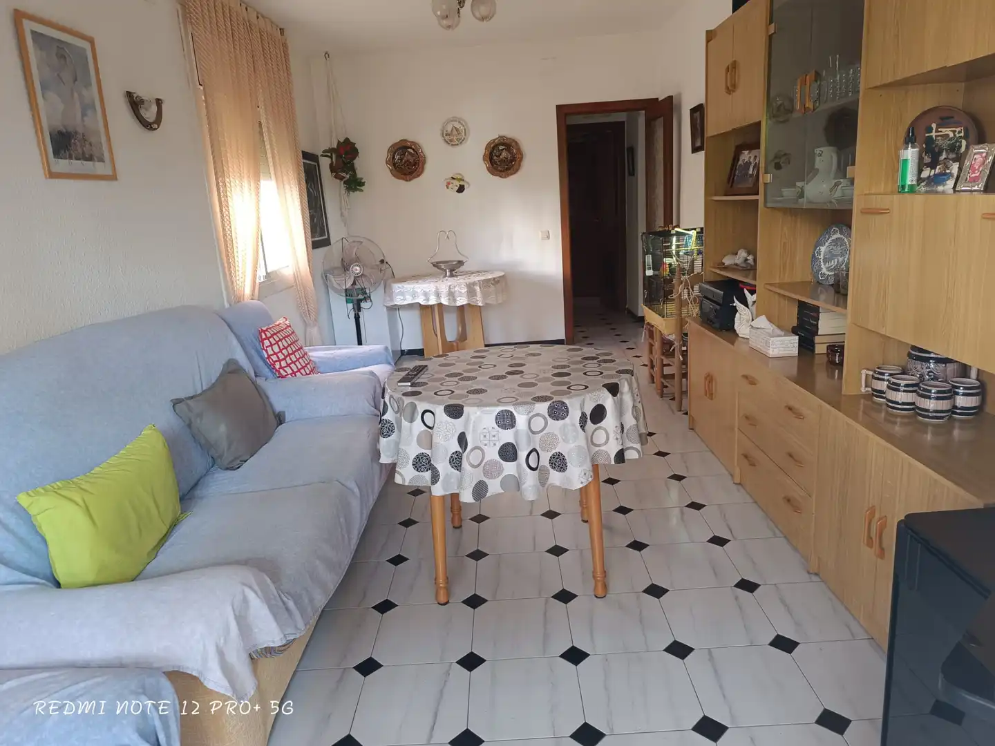 Wohnzimmer von Wohnung zum Verkauf in Cunit mit Privatgarten, Terrasse und Ofen