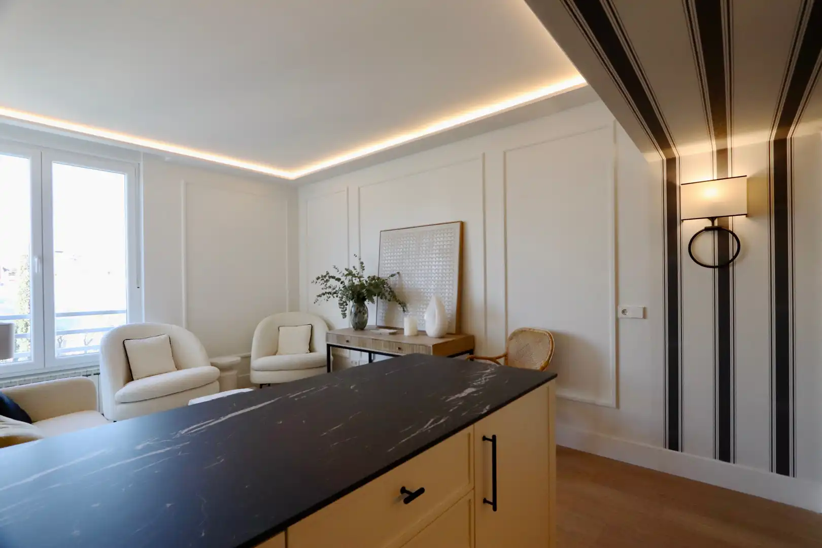 Cocina de Apartamento en venta en Madrid con Aire acondicionado, Calefacción y Parquet