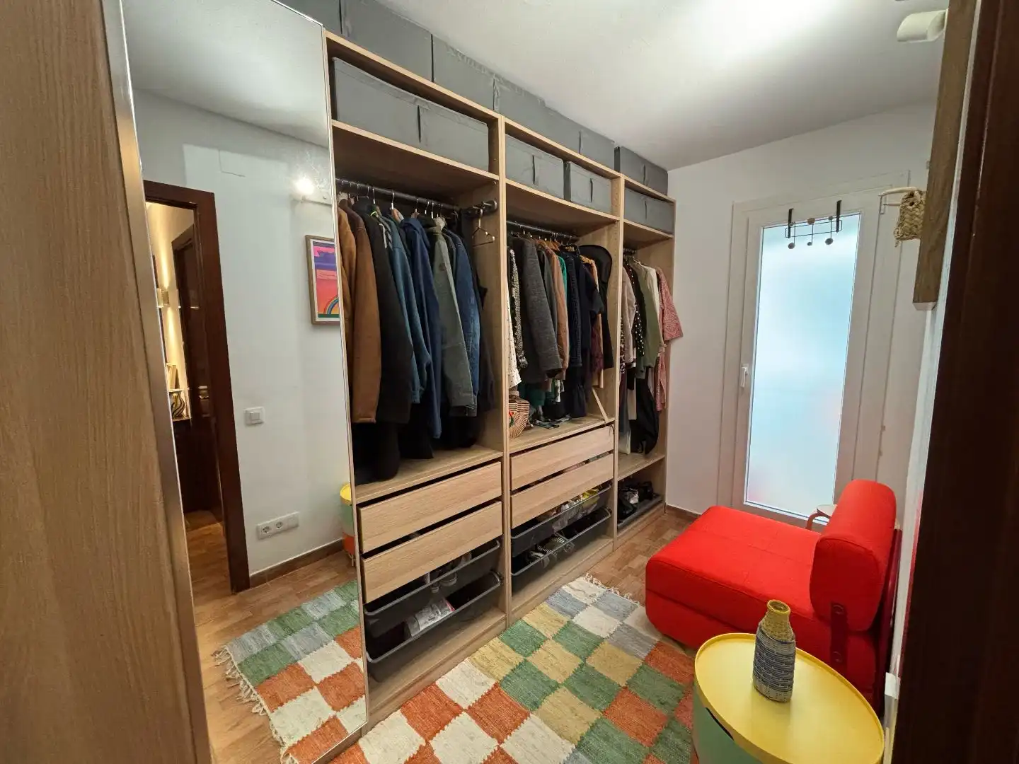 Dormitori de Pis en venda en  Barcelona Capital amb Aire condicionat, Terrassa i Balcó