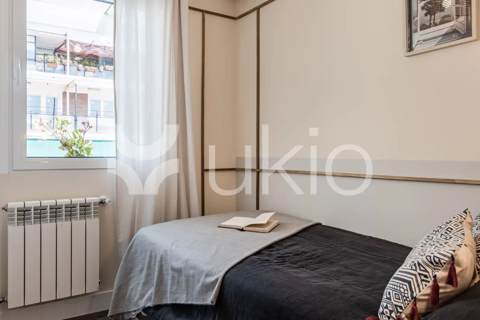 Habitación de Apartamento de alquiler en Madrid con Aire acondicionado, Calefacción y Terraza