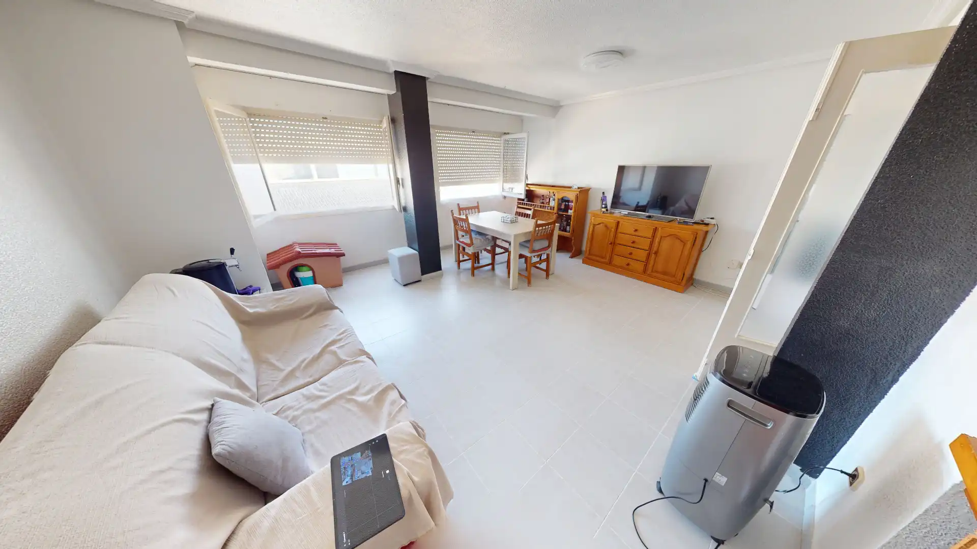 Sala de estar de Piso en venta en El Campello con Amueblado, Horno y Lavadora