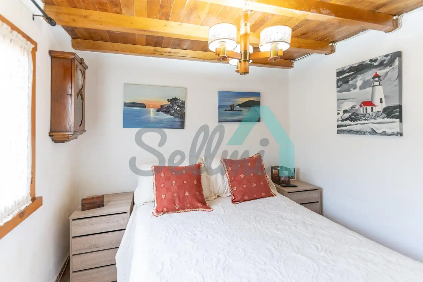 Bedroom of Houses for sale in Valdés - Luarca  with Private garden, Parquet flooring and Terrace