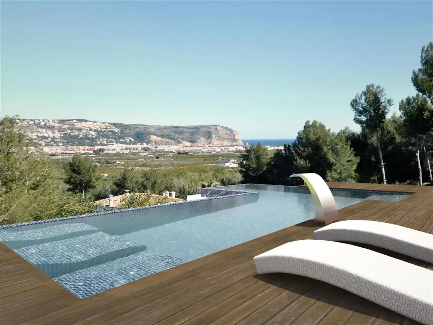 Piscina de Casa o xalet en venda en Pedreguer amb Aire condicionat i Piscina