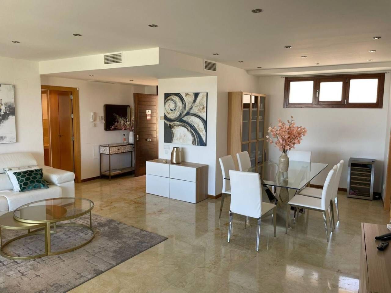 Dining room of Flat to rent in Marbella  with Air Conditioner, Heating and Terrace