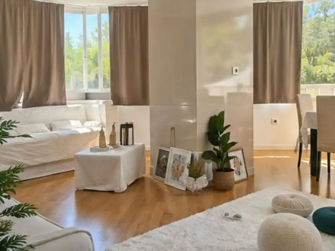 Sala de estar de Piso de alquiler en Marina Botafoc - Platja de Talamanca