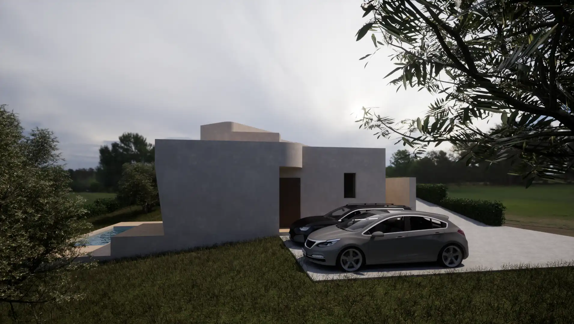 Exterior view of Country homes for sale in Benalup-Casas Viejas  with Terrace and Swimming Pool