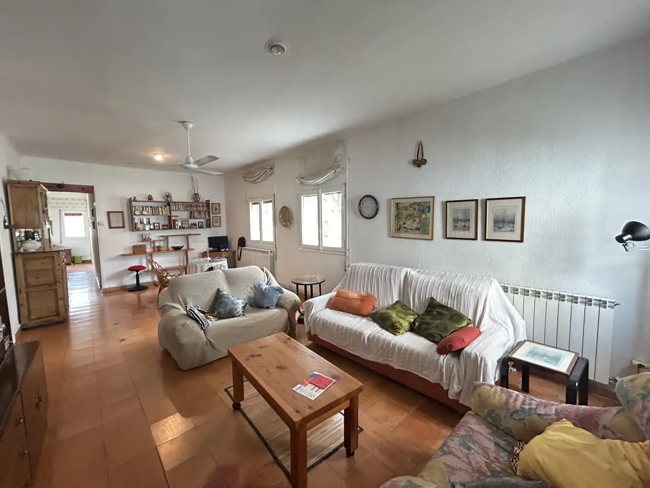 Sala d'estar de Casa o xalet en venda en Cascante amb Calefacció, Jardí privat i Traster