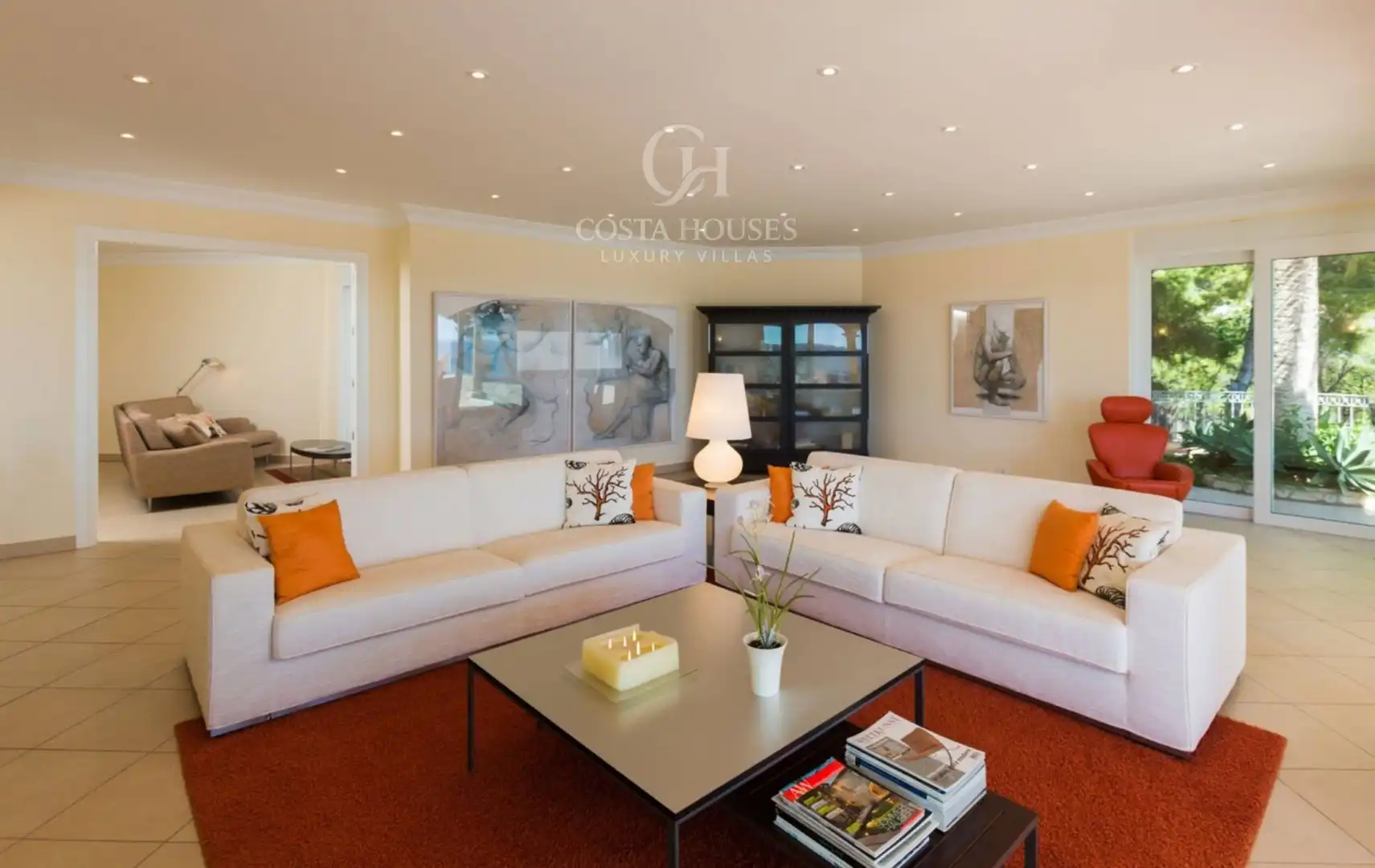 Living room of Houses for sale in Jávea / Xàbia  with Air Conditioner, Private garden and Terrace