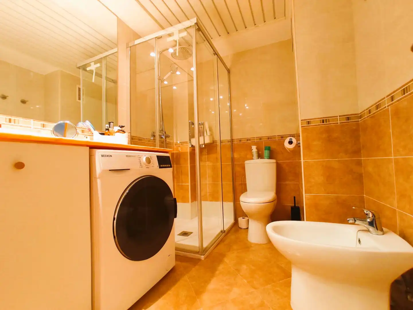 Bathroom of Apartments for sale in Sagunto / Sagunt  with Air Conditioner, Terrace and Furnished