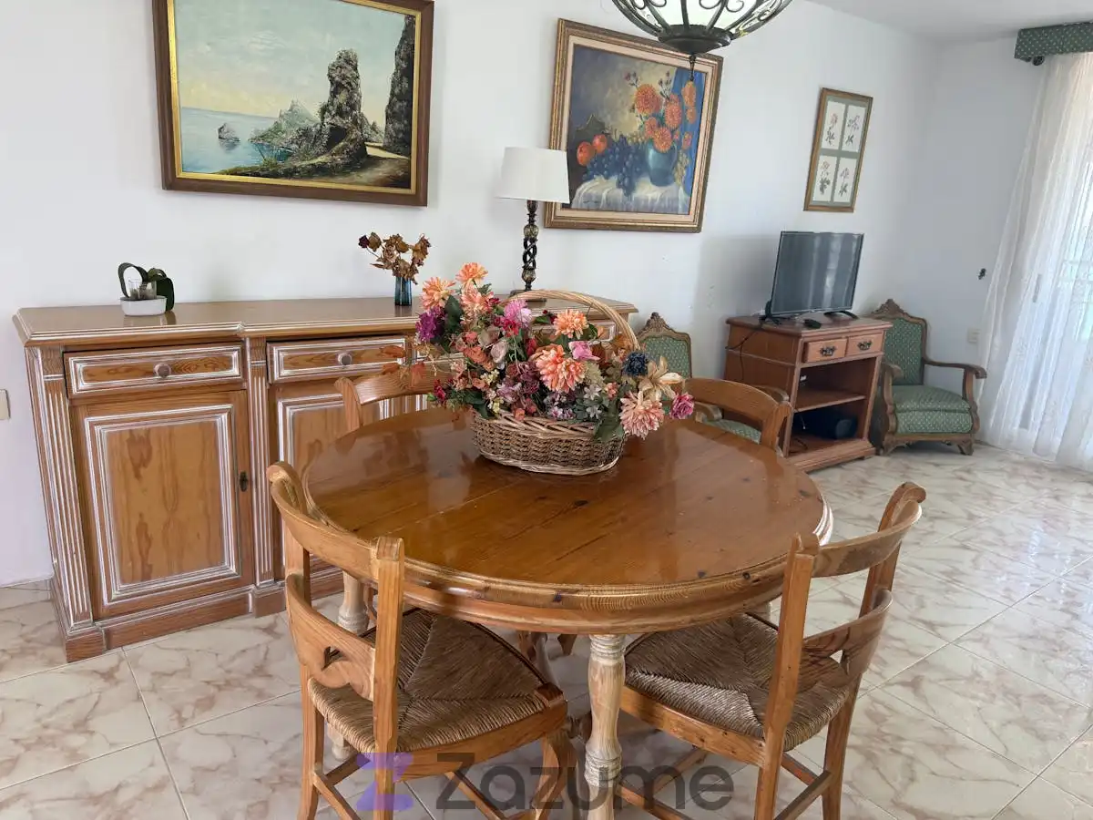 Esszimmer von Wohnung zur Miete in Alicante / Alacant mit Klimaanlage, Terrasse und Möbliert