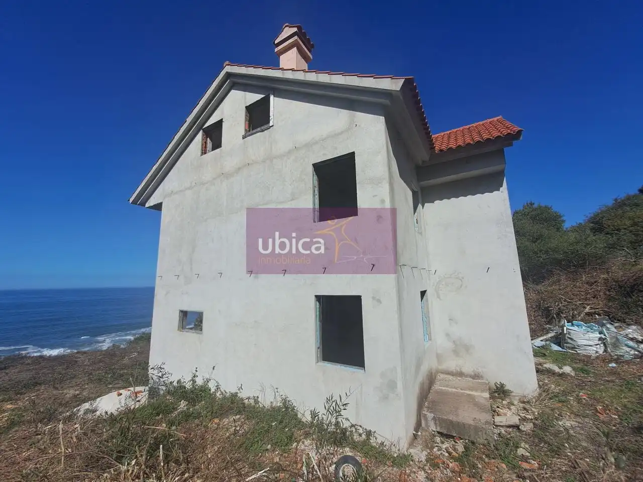 Vista exterior de Casa o chalet en venta en Oia con Jardín privado