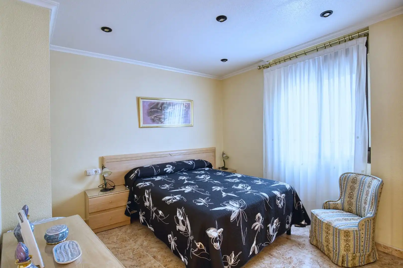Bedroom of Flat for sale in Aspe  with Air Conditioner, Terrace and Storage room