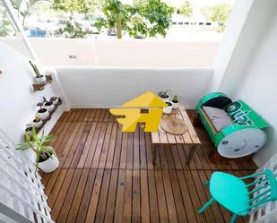 Balcony of Flat to rent in Benalmádena  with Air Conditioner, Private garden and Swimming Pool
