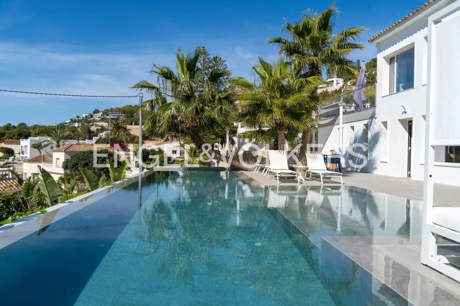 Piscina de Casa o chalet de alquiler en Jávea / Xàbia con Aire acondicionado, Calefacción y Jardín privado