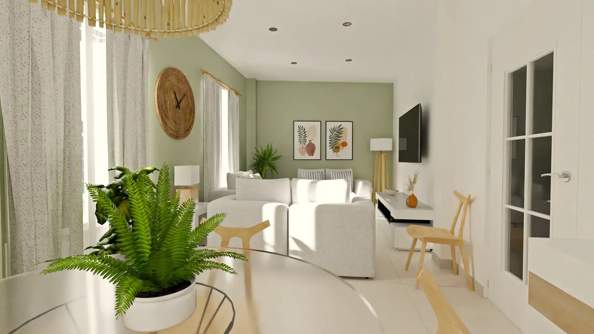 Sala de estar de Casa adosada en venta en Olivares con Alarma