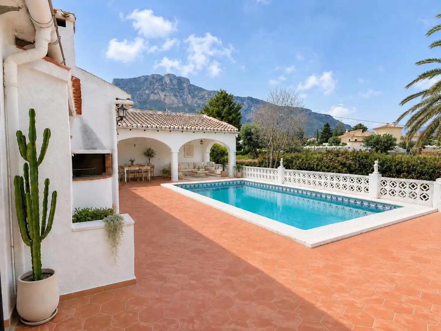 Vista exterior de Finca rústica en venta en Dénia con Terraza y Piscina