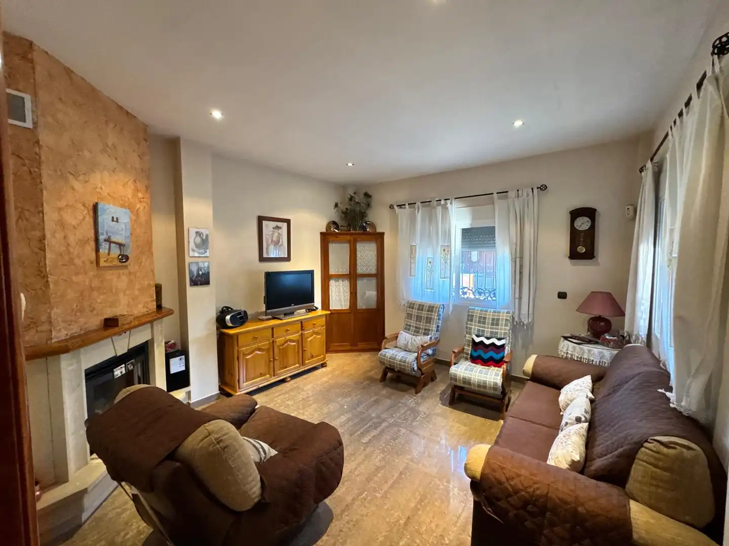 Sala de estar de Casa o chalet en venta en Murcia con Aire acondicionado, Calefacción y Jardín privado