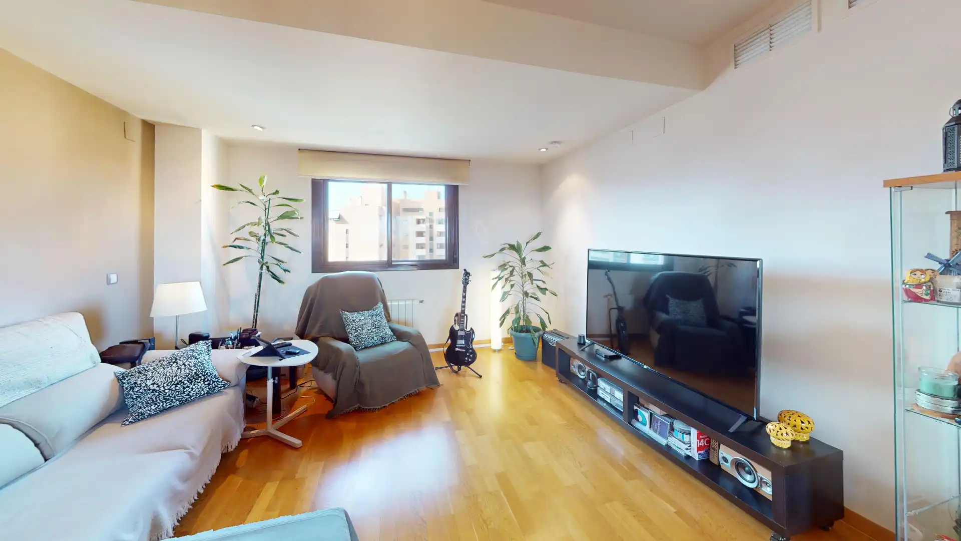 Living room of Attic for sale in Alicante / Alacant  with Air Conditioner, Heating and Parquet flooring