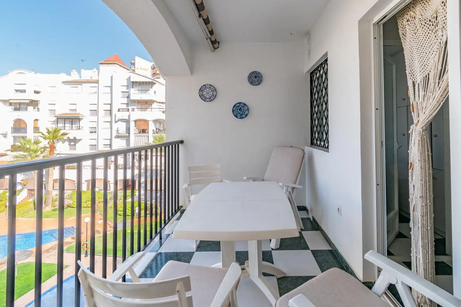 Balcony of Flat for sale in Salobreña  with Private garden, Terrace and Furnished