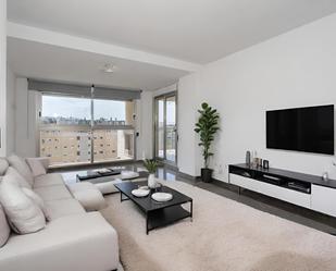 Living room of Flat for sale in  Valencia Capital  with Air Conditioner, Terrace and Balcony