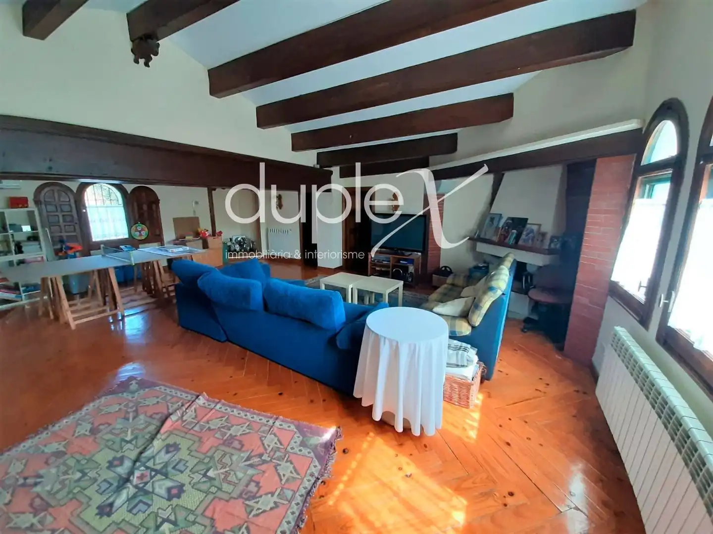 Sala de estar de Finca rústica en venta en Òrrius con Aire acondicionado, Jardín privado y Terraza