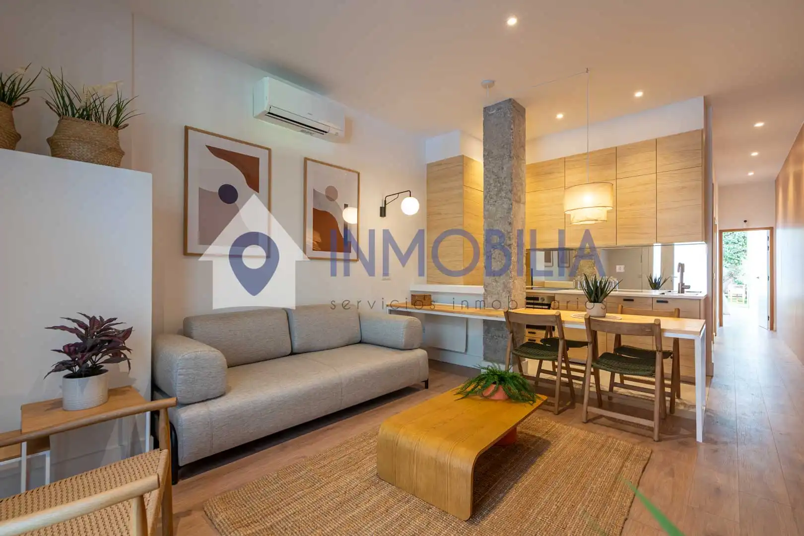 Wohnzimmer von Wohnung zum Verkauf in Madrid mit Klimaanlage, Heizung und Terrasse