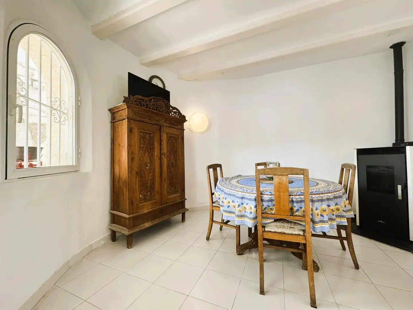 Esszimmer von Einfamilien-Reihenhaus zum Verkauf in Dénia mit Klimaanlage, Privatgarten und Terrasse