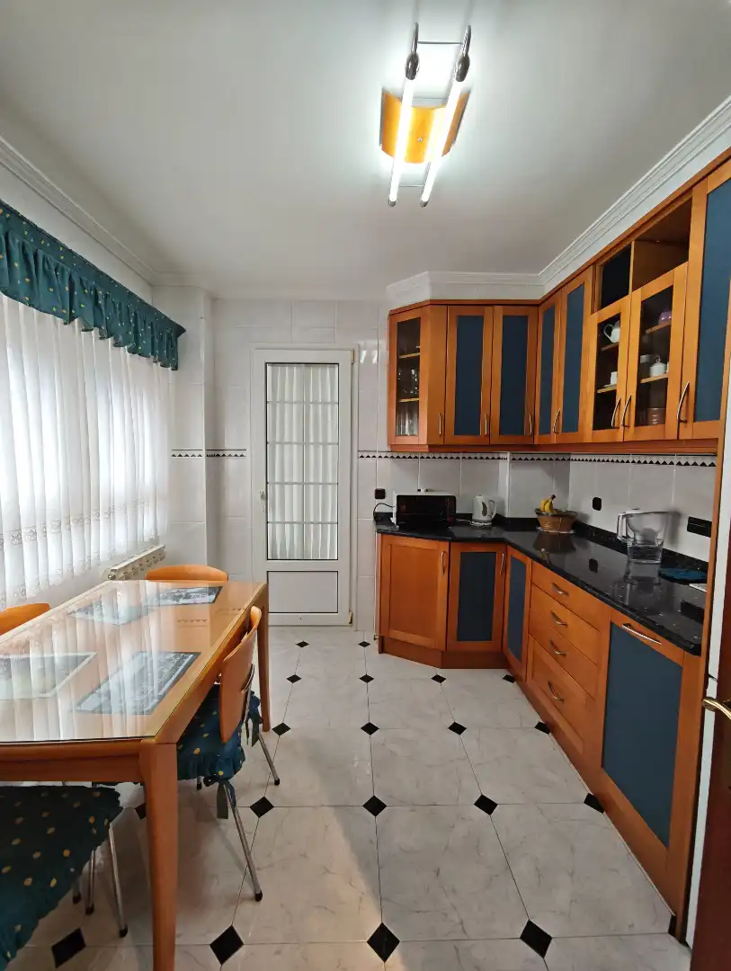 Kitchen of Flat for sale in Durango  with Heating, Furnished and Balcony