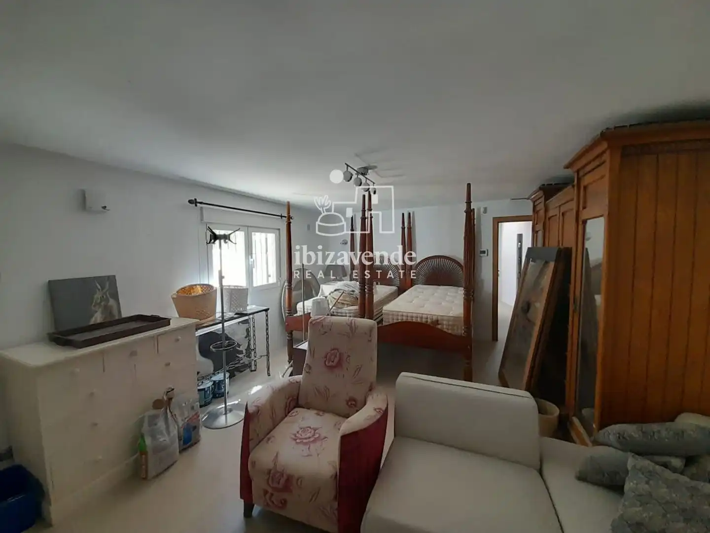 Dormitori de Casa o xalet en venda en Santa Eulària des Riu amb Aire condicionat, Calefacció i Piscina