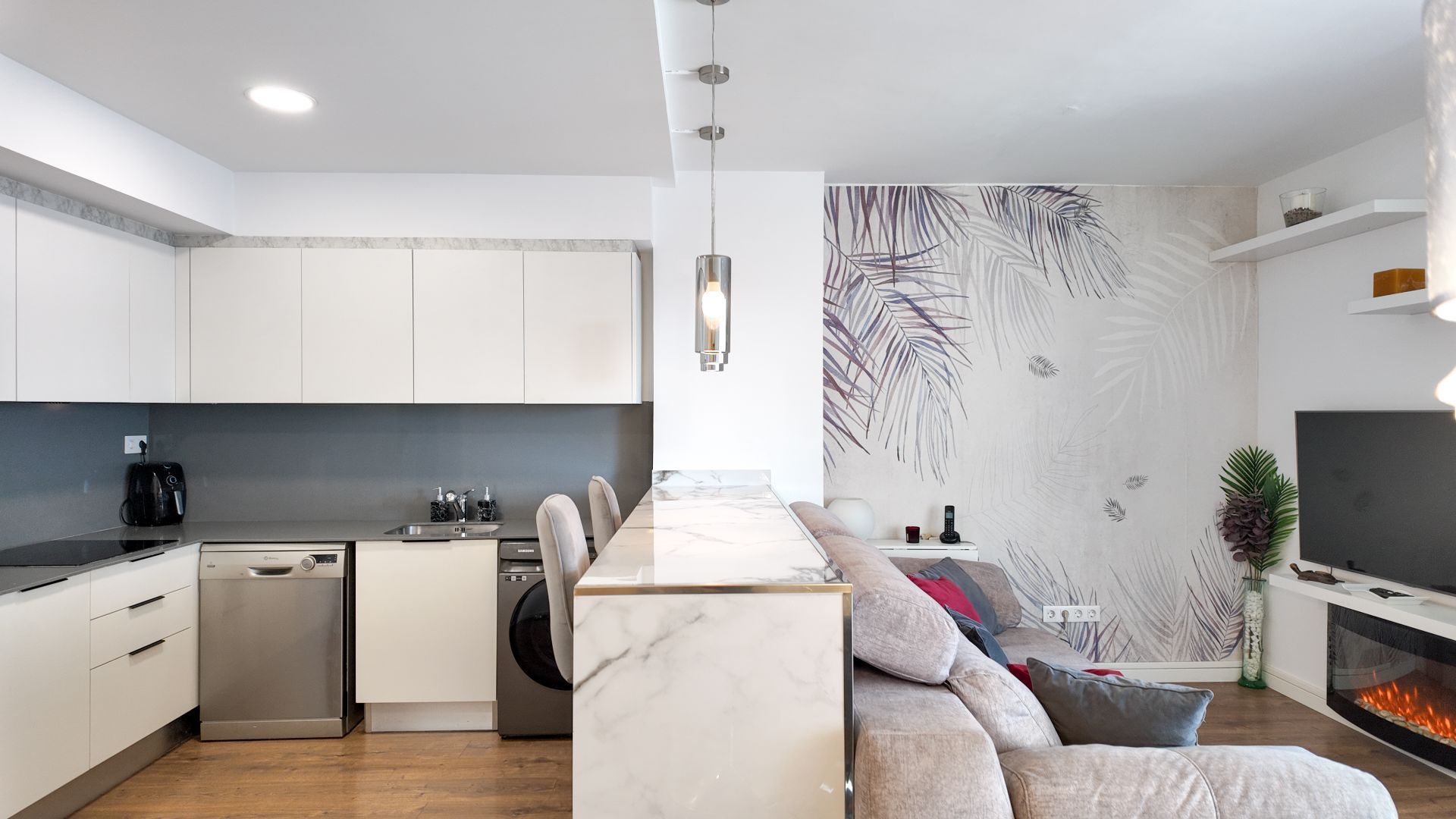 Living room of Flat for sale in  Valencia Capital  with Air Conditioner, Heating and Terrace