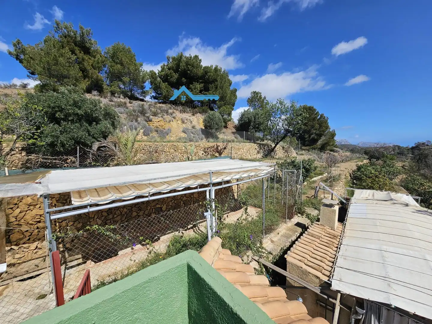 Vista exterior de Finca rústica en venta en La Nucia con Jardín privado, Terraza y Trastero