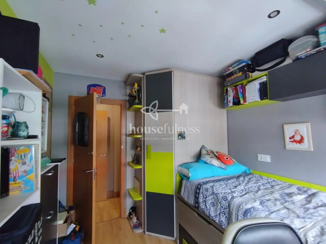 Schlafzimmer von Wohnung zum Verkauf in Ferrol mit Heizung, Abstellraum und Möbliert