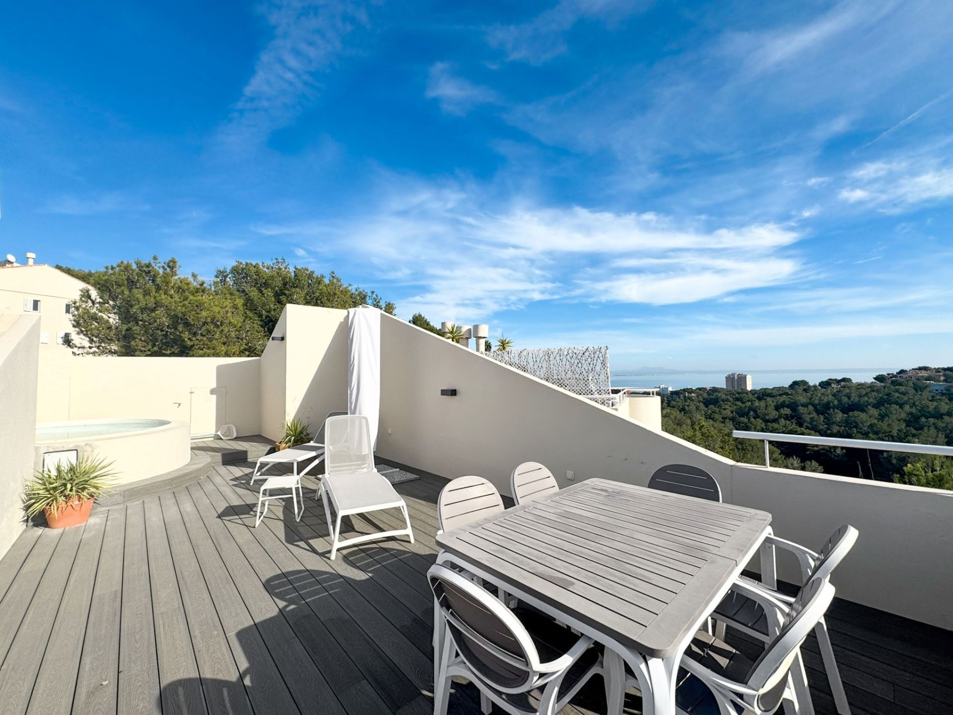 Terrace of Attic to rent in Calvià  with Air Conditioner, Heating and Terrace