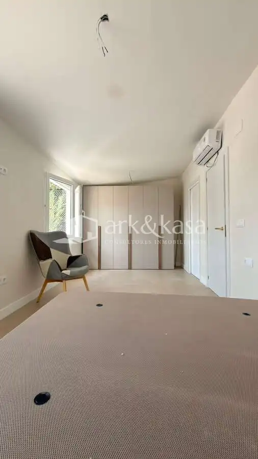 Dormitori de Casa o xalet de lloguer en Sagunto / Sagunt amb Aire condicionat, Jardí privat i Terrassa