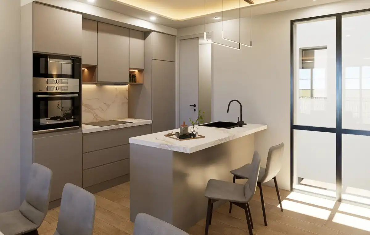 Küche von Maisonette zum Verkauf in Marbella mit Terrasse und Abstellraum