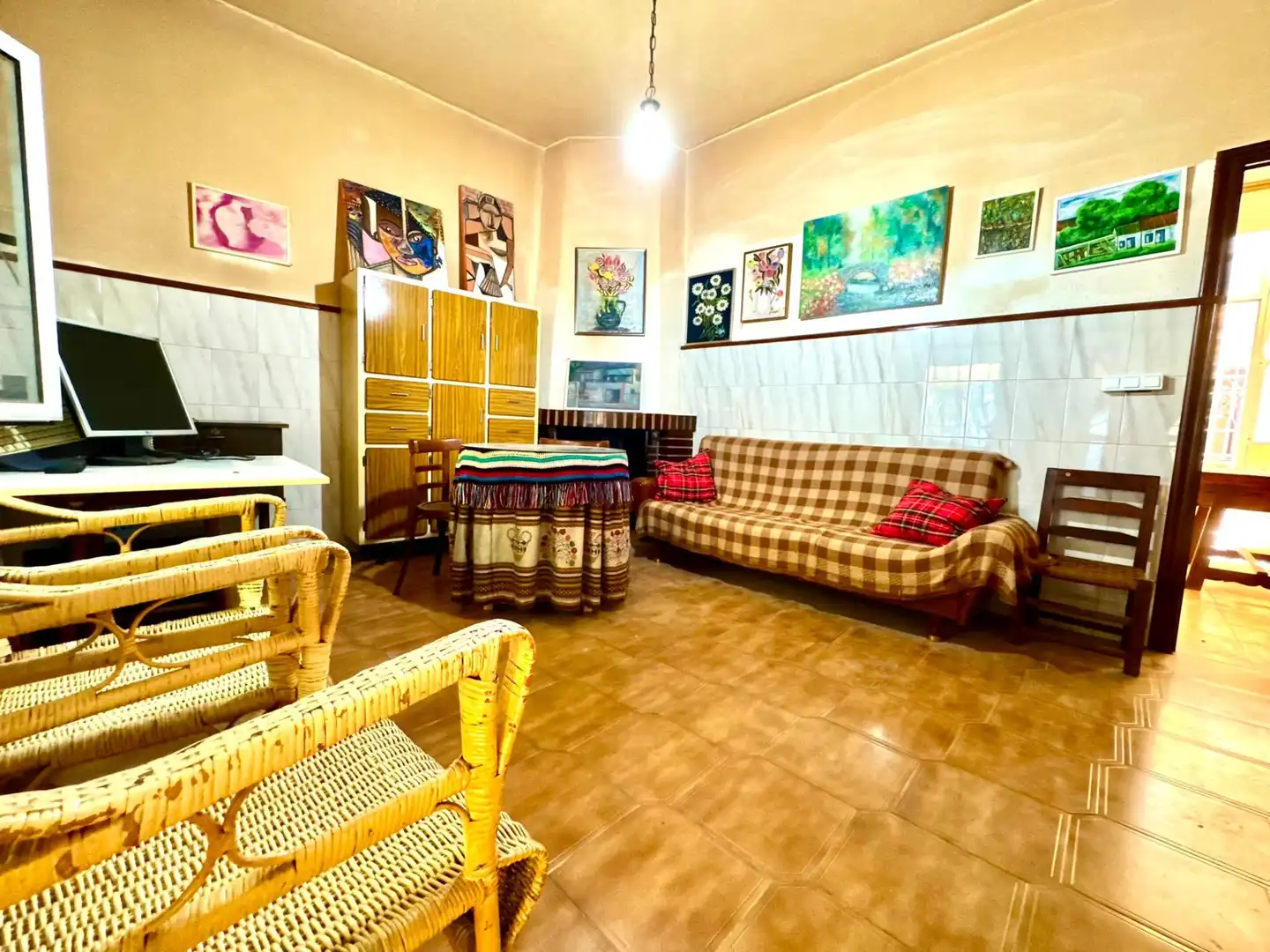 Sala de estar de Casa o chalet en venta en Murcia con Aire acondicionado