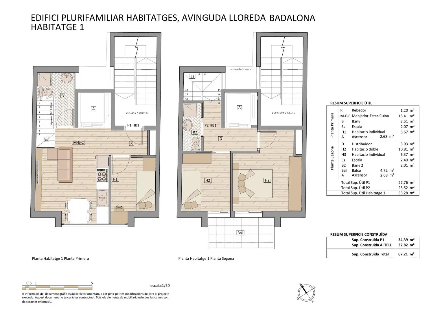 Duplex with terrace for sale in Avenida LLOREDA, imagen 6