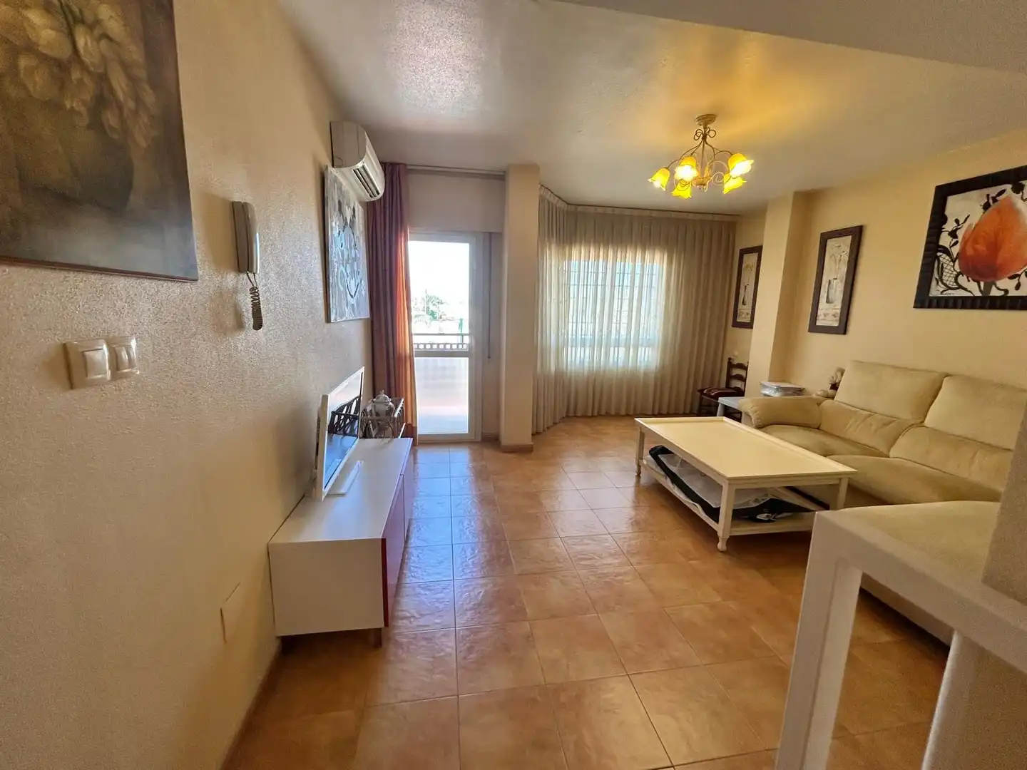 Sala de estar de Dúplex en venta en Murcia con Aire acondicionado, Calefacción y Terraza