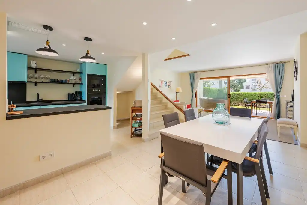Dining room of Houses for sale in Pollença  with Air Conditioner, Private garden and Terrace