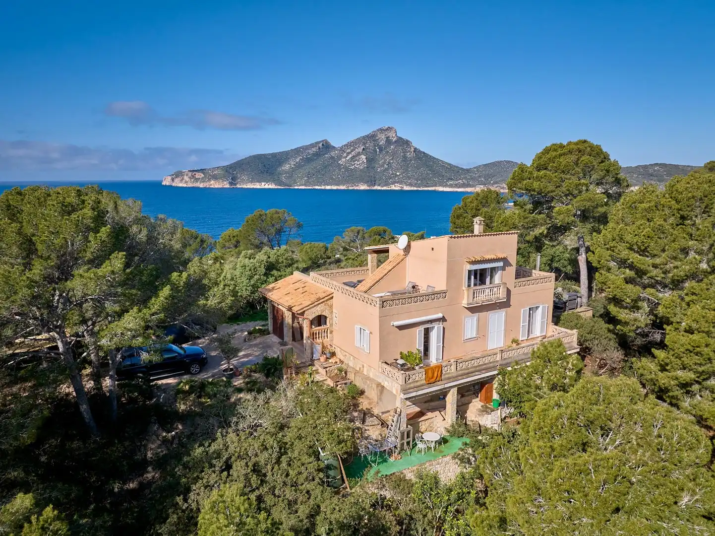 Vista exterior de Casa o xalet en venda en Andratx amb Calefacció, Jardí privat i Traster