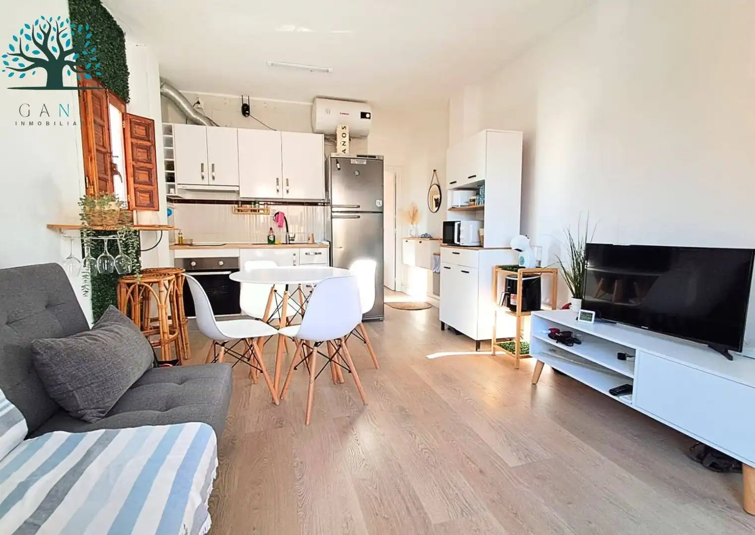 Cuina de Apartament en venda en Mazarrón amb Aire condicionat, Terrassa i Moblat