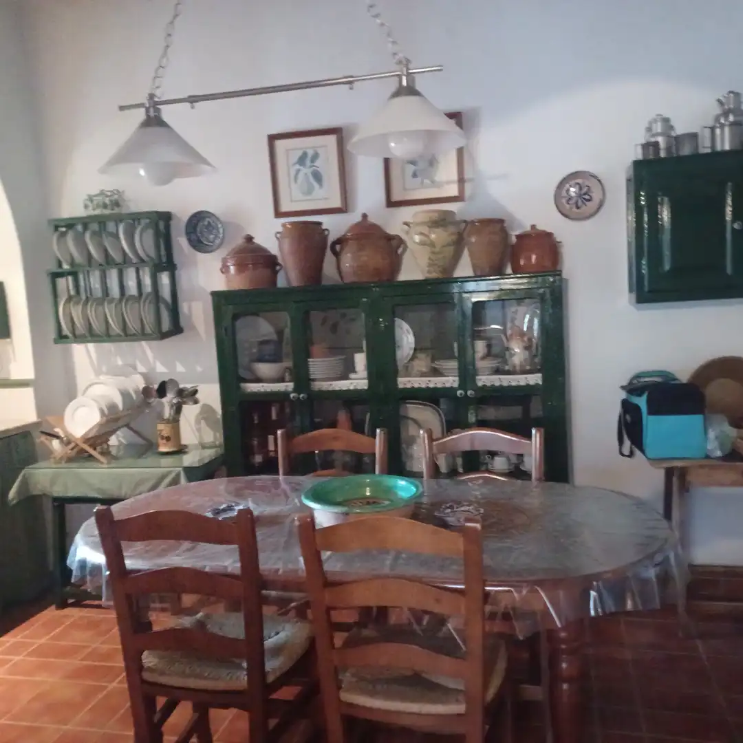 Comedor de Finca rústica en venta en Villanueva del Rosario con Jardín privado, Terraza y Trastero