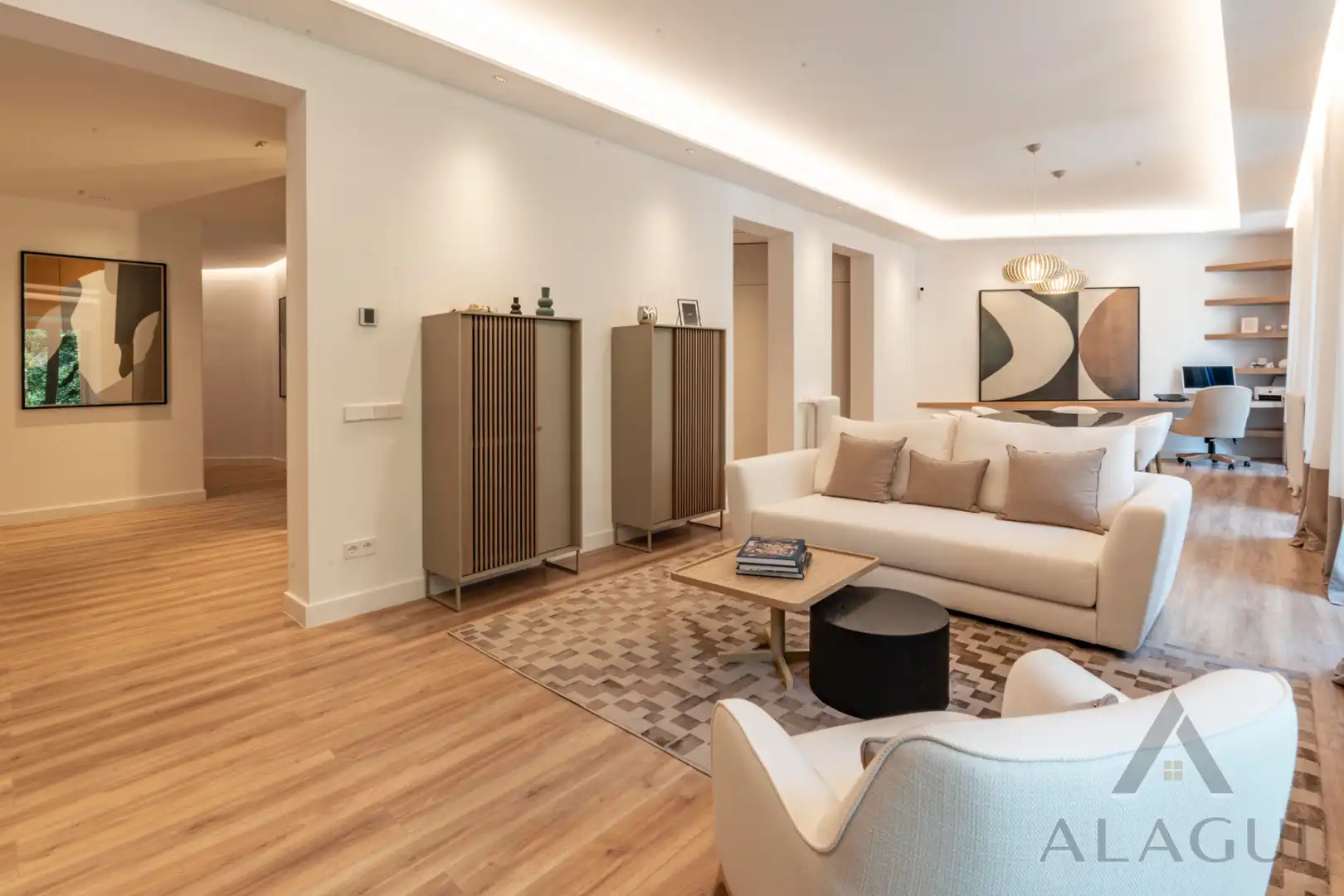 Wohnzimmer von Wohnung zum Verkauf in Madrid mit Klimaanlage, Heizung und Möbliert
