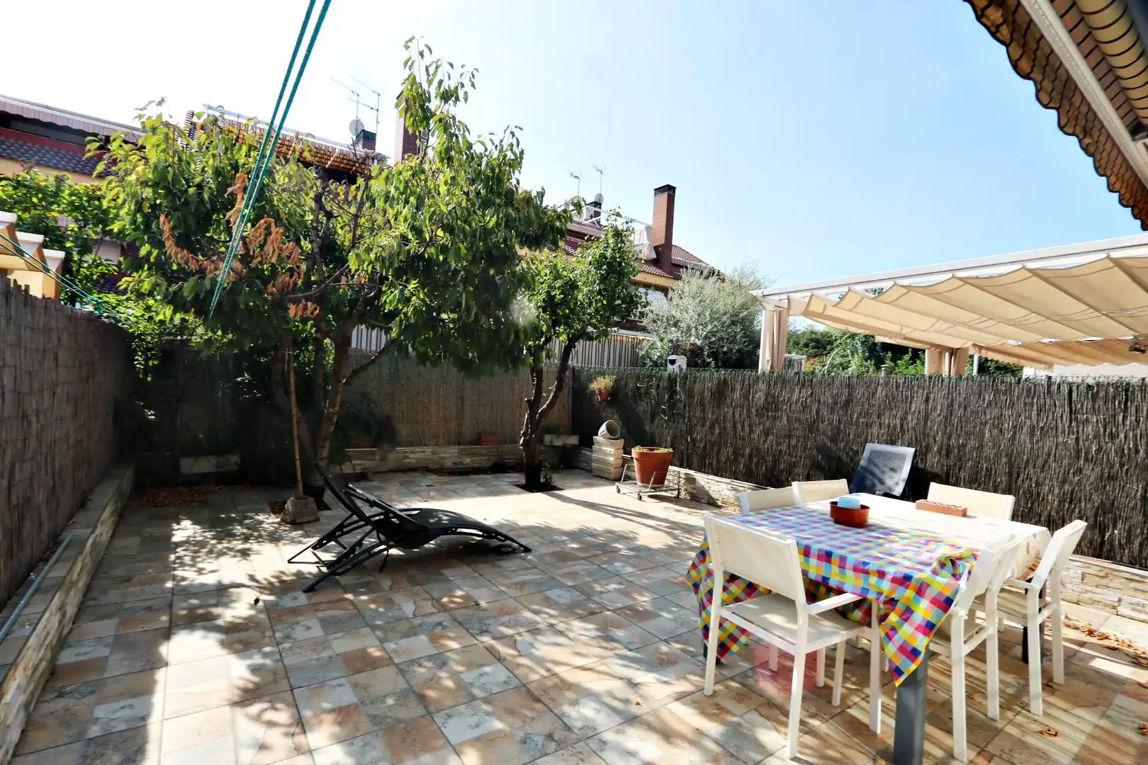 Terraza de Casa o chalet en venta en Getafe con Aire acondicionado, Calefacción y Jardín privado