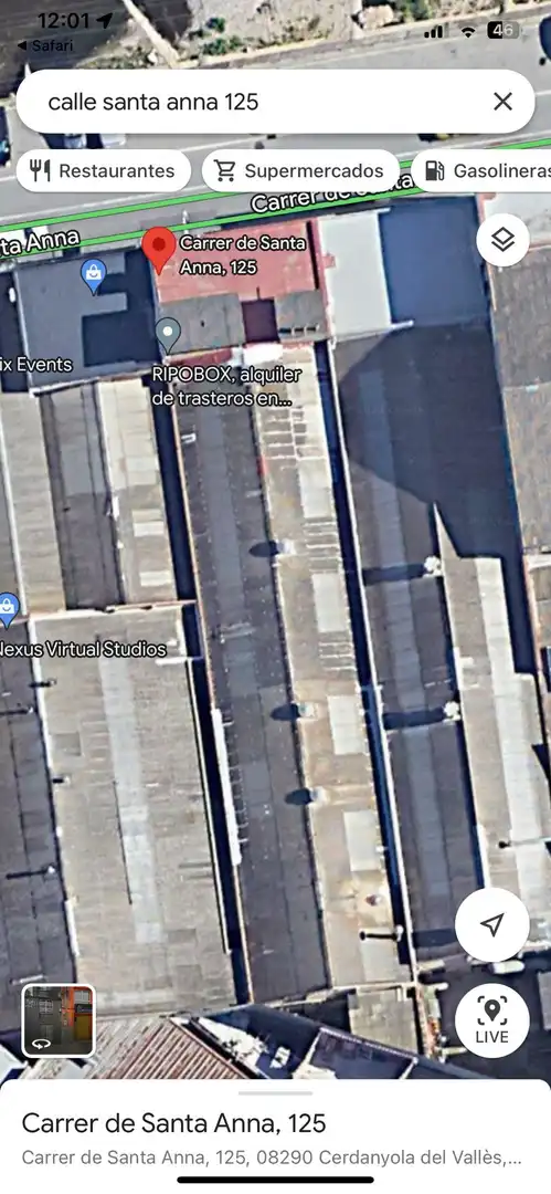 Exterior view of Industrial buildings for sale in Cerdanyola del Vallès