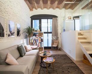 Living room of Duplex to rent in  Barcelona Capital  with Air Conditioner and Swimming Pool